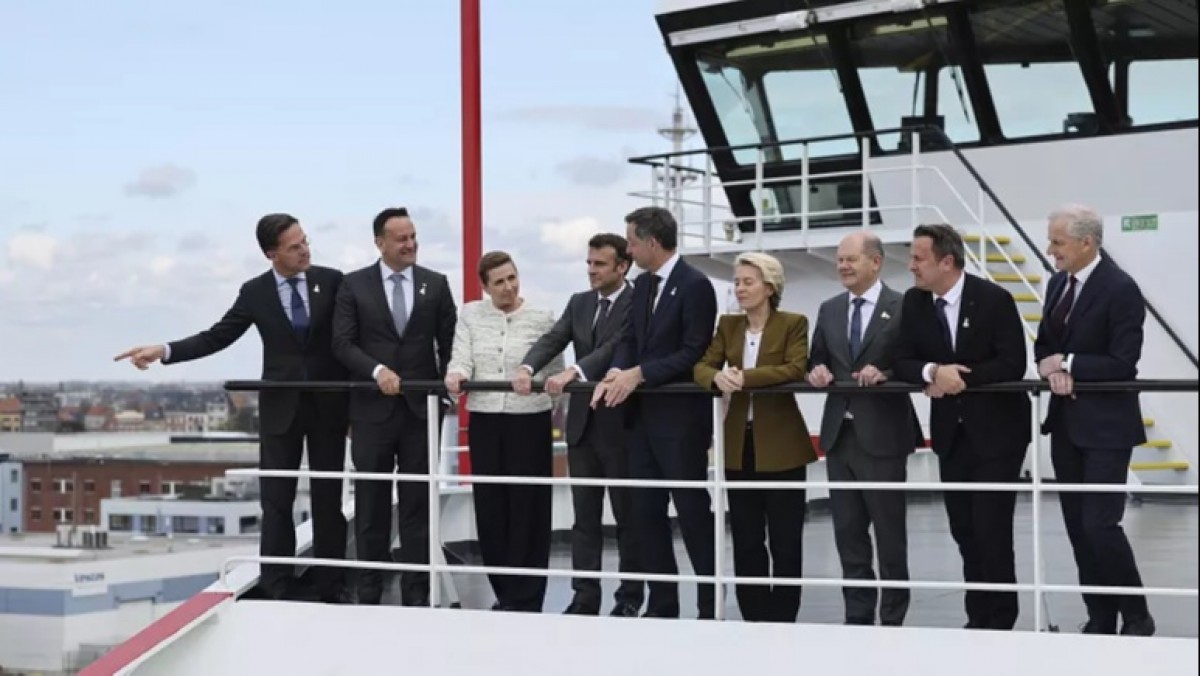Avrupalı liderler, Kuzey Denizi'nde yeşil enerji üretimini güçlendirecek bildiriyi imzaladı 