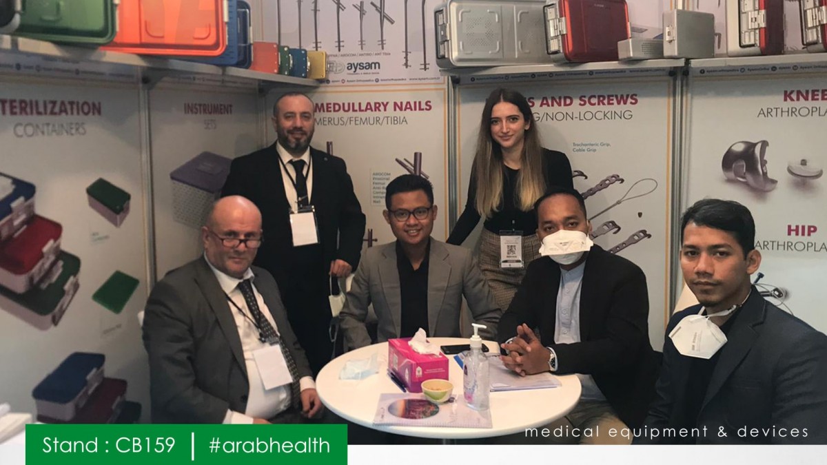 AYSAM ORTOPEDİ ARAB HEALTH 2022'DE İLK TOPLANTILARINI GERÇEKLEŞTİRDİ